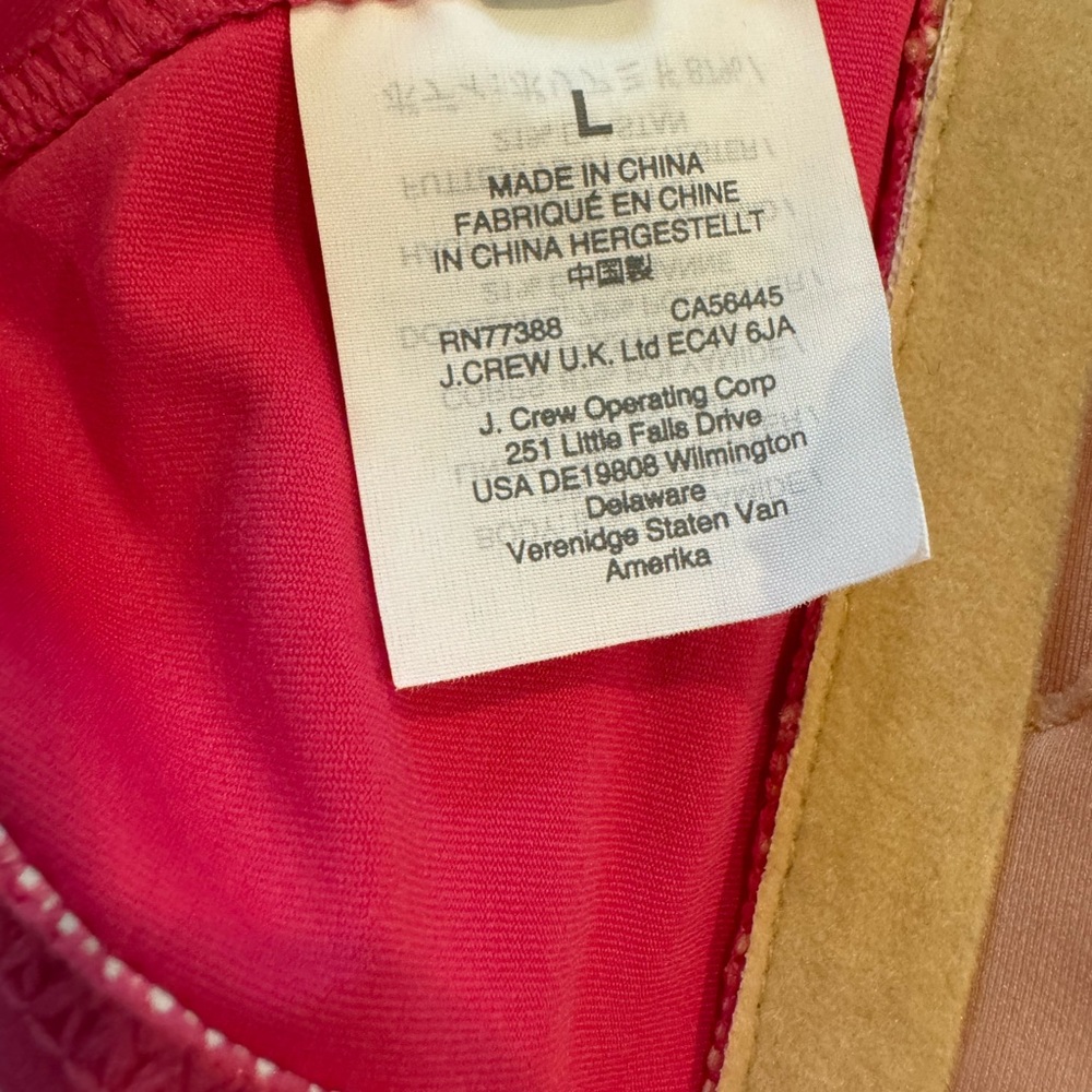 J. Crew Pink Ruffle Bikini Top - Picture 5 of 7